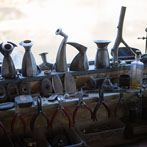 Marcus Steel at work in his studio
